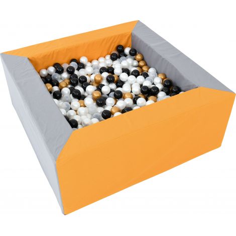 Moje Bambino Piscină Bile Gri-Orange 1.5x1.5m