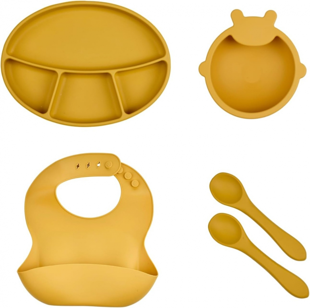 Vesela Silicon Thermobaby Cu Ventuza - Bebe Fericit - imagine 5