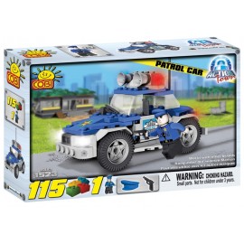 Set Constructie Masina Politie COBI 115 piese