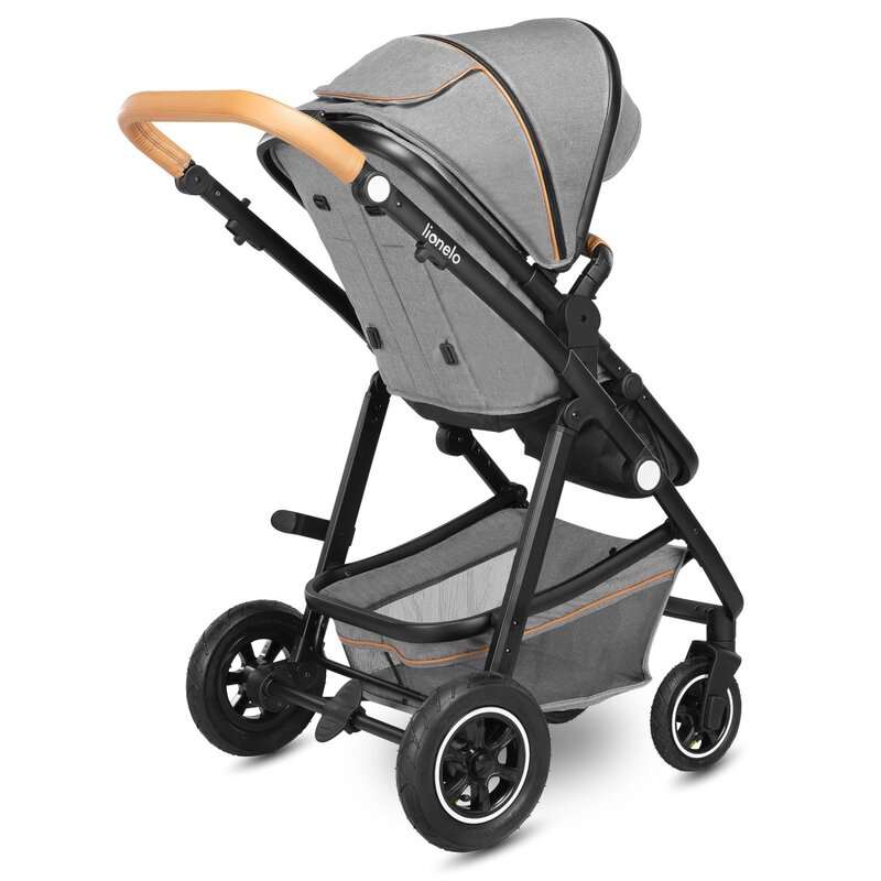 Carucior Lionelo Amber 2 in 1 Aluminiu Gri - imagine 4