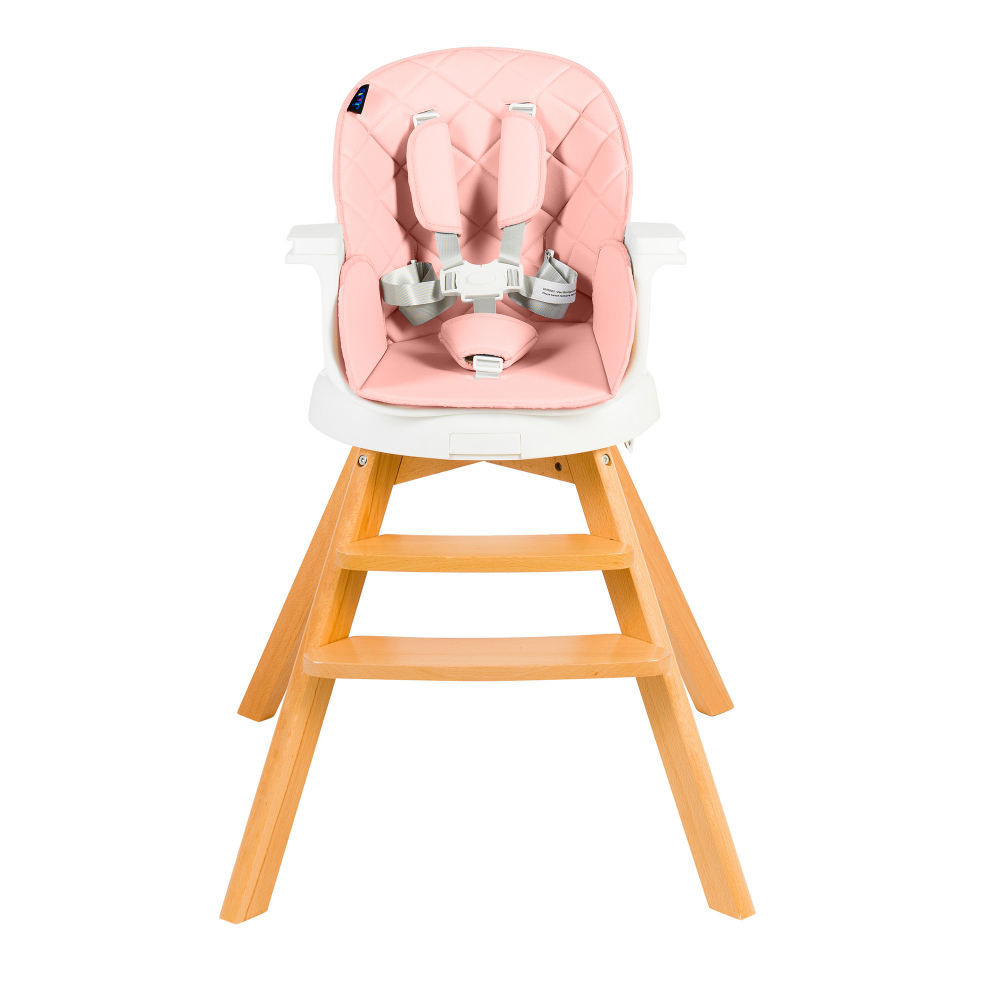 Scaun 3 in 1 Juju EatTwist Pink - Transformabil - imagine 5