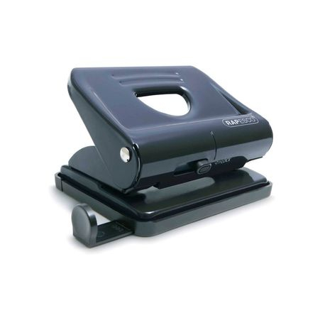 Perforator Rapesco 22 coli Metalic Negru
