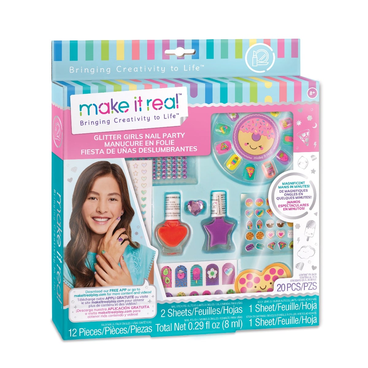 Set Manichiura Make It Real - Glitter Girls Nail Party