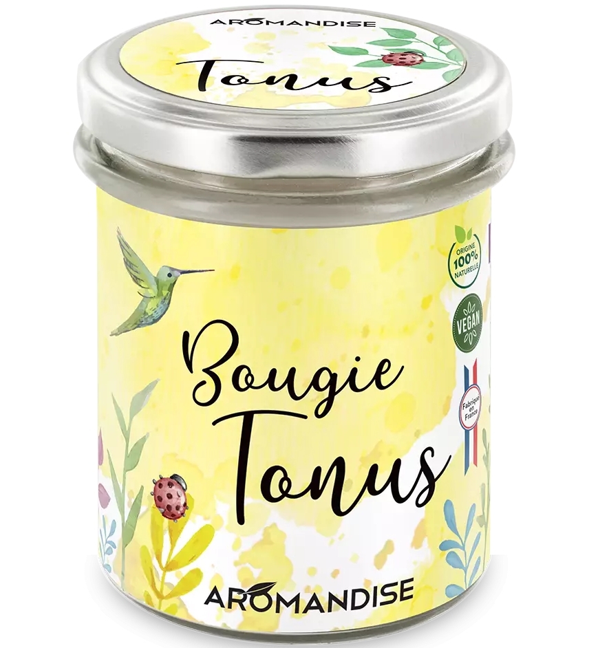 Lumanare Parfumata Aromandise Tonus Vegana 150g - imagine 5