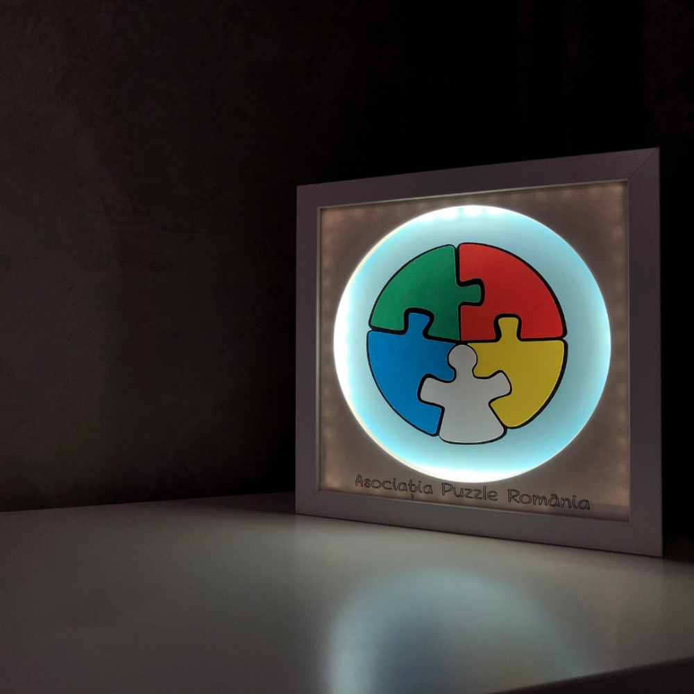 Tablou Luminos Logo 024 | Deco Noorhandmadeatelier