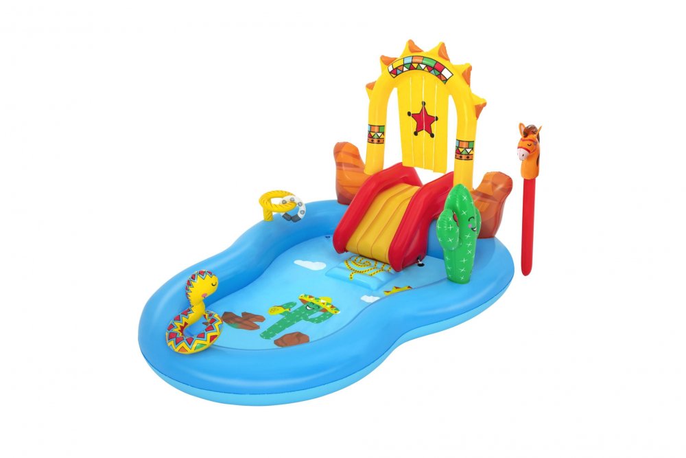 Centru de Joaca Bestway cu Tobogan si Piscina - imagine 8