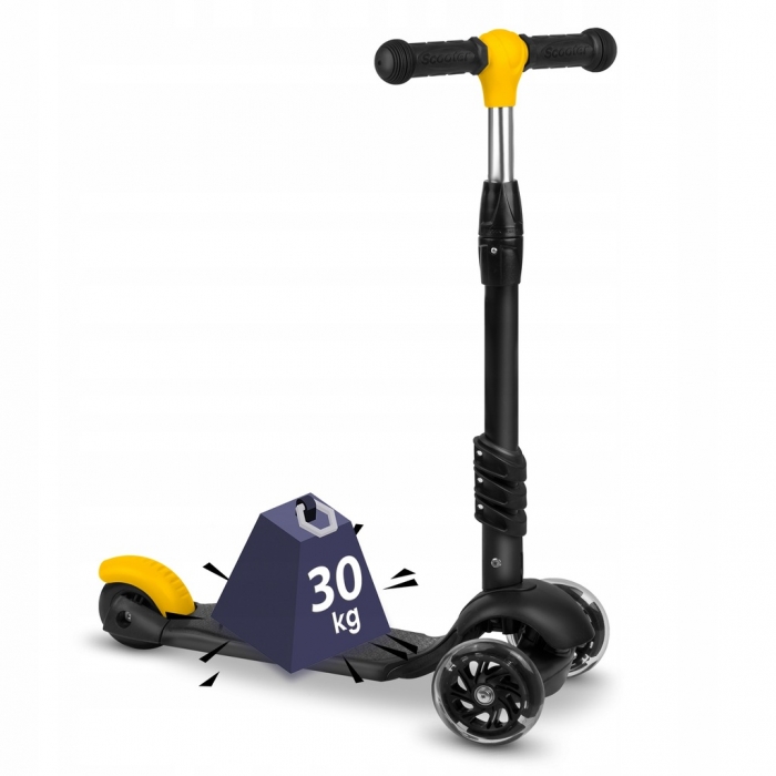 Trotineta 3 in 1 Ricokids Cubi, cu Scaun și LED - imagine 4