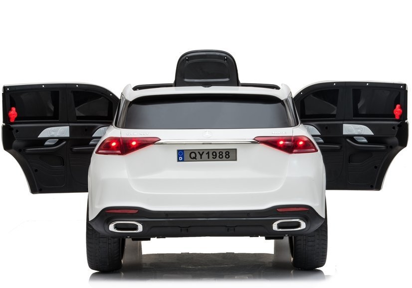 Masinuta Electrica Mercedes GLE450 12V, Alb, 2.4GHz - imagine 5