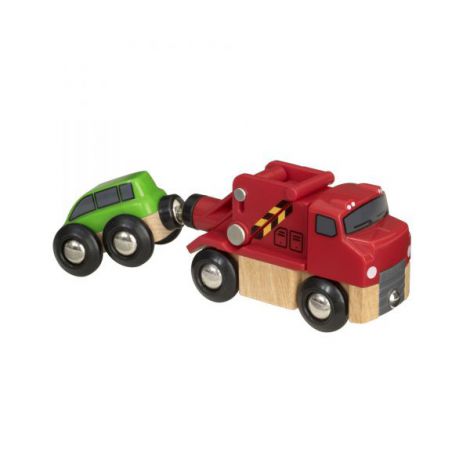 Camion de Tractare Brio - Trenulete Lemn - imagine 2
