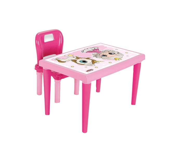 Set Masuta si Scaun Pilsan Modern Study Roz - imagine 4