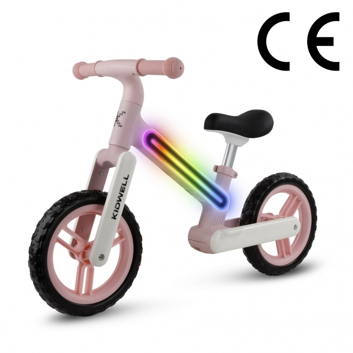 Kidwell Suno Roz - Bicicletă fără pedale LED - imagine 6