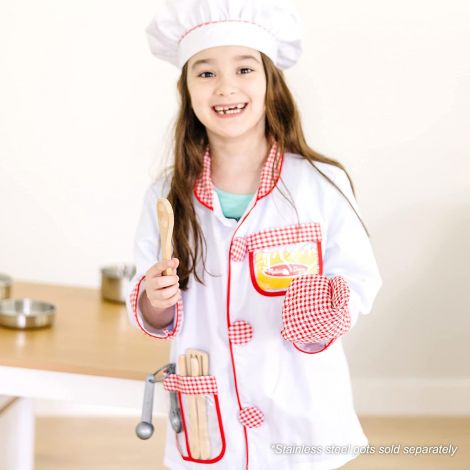 Costum Bucătar Șef Melissa & Doug Joc Rol - imagine 8