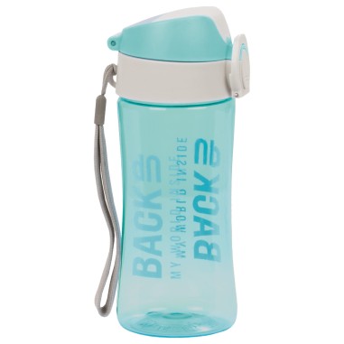 Sticlă Apă Copii 400ml Backup Turcoaz