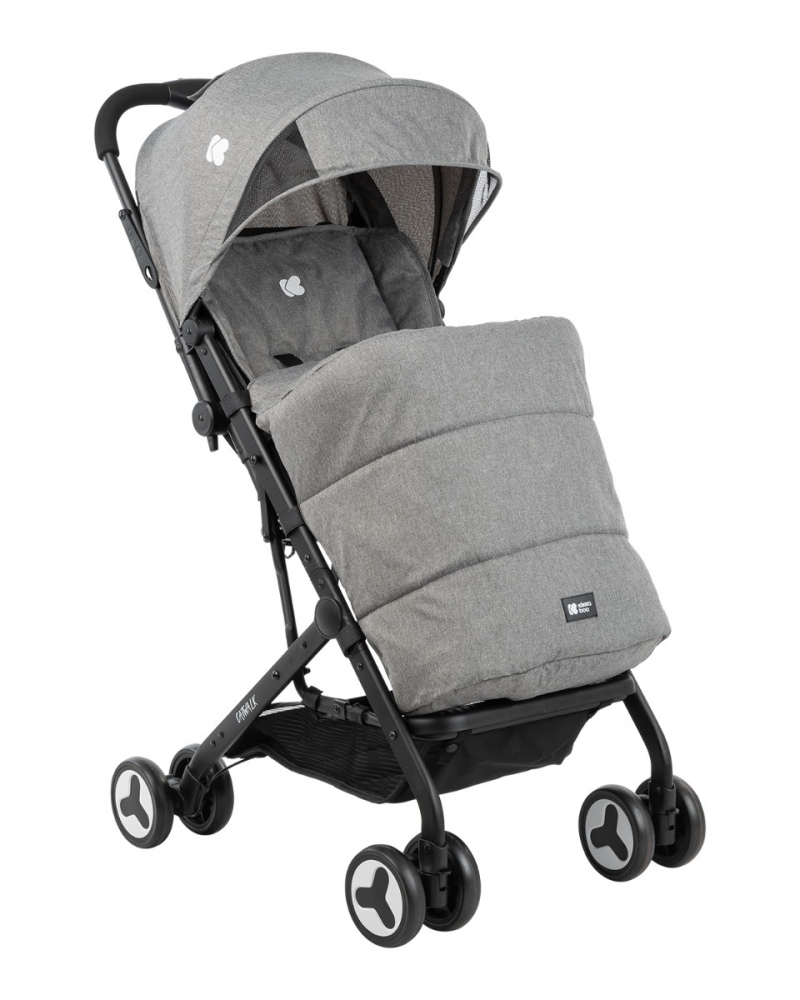 Carucior Sport KikkaBoo Catwalk Gri | Pliere Compacta - imagine 8