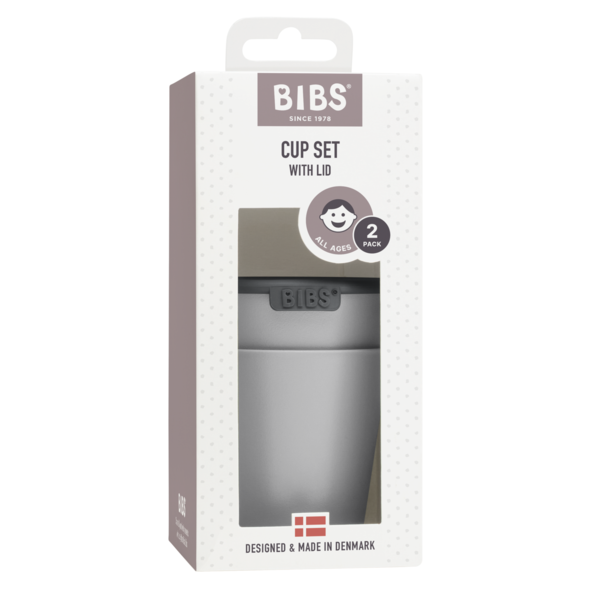 Set 2 pahare Bibs Cloud pentru bebeluși