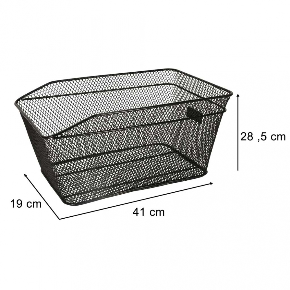 Cos Bicicleta Ikonka Metal, 25 kg, Negru - imagine 5