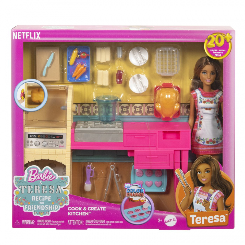 Barbie Teresa Set Bucătărie Prietenie Mattel