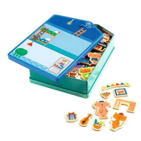 Joc Magnetici Djeco InZeHouse - Creativitate - imagine 4