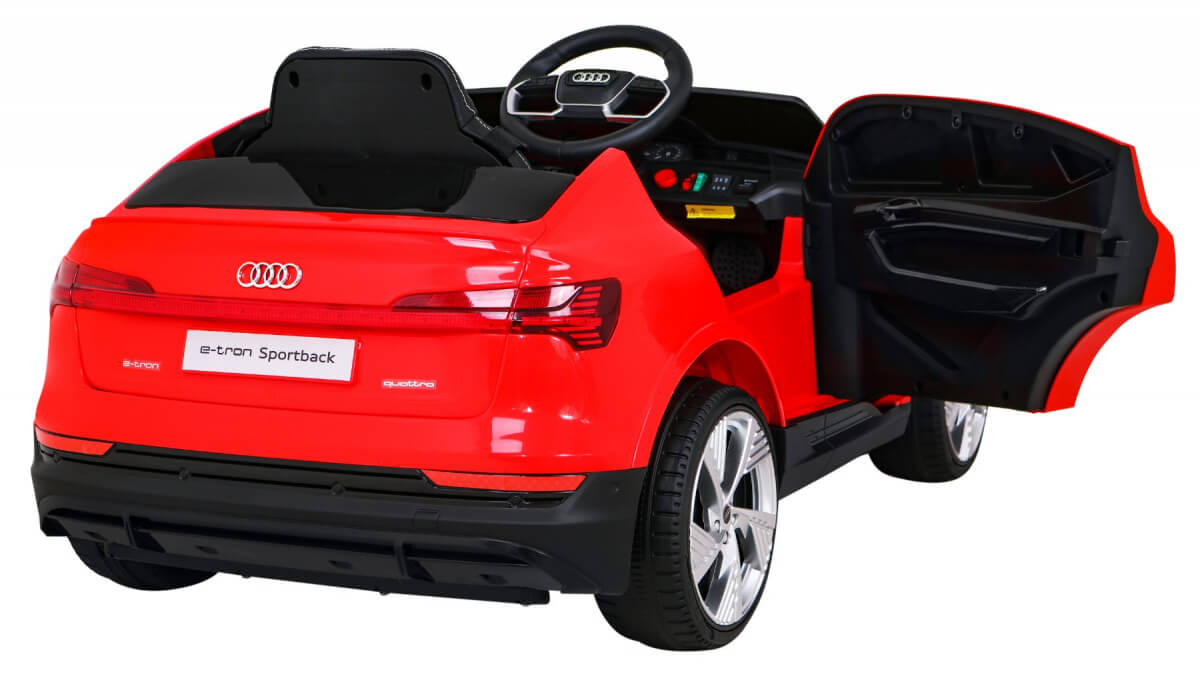 Mașinuță Electrică Audi E-Tron Sportback 4x4 Roșu - imagine 6
