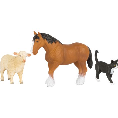 Set 3 Figurine Animale Ferma Small foot - imagine 2