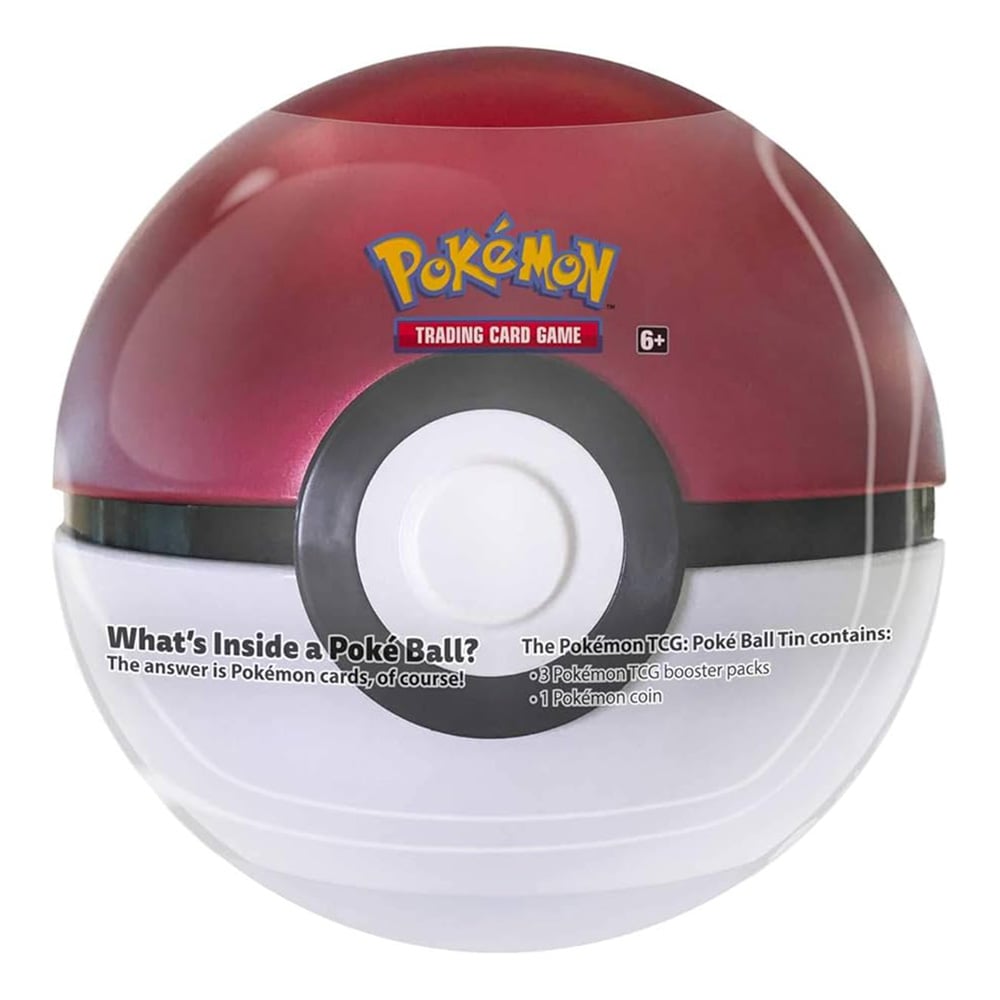 Pokemon TCG Poke Ball Tin | Set cu 3 Boostere