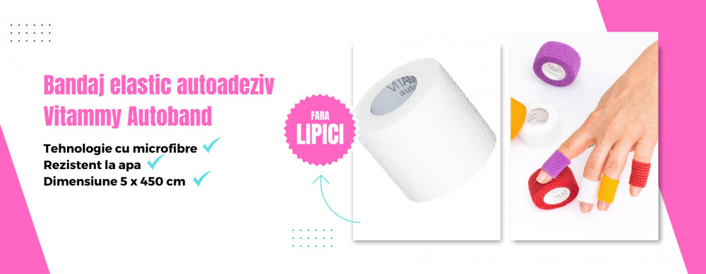 Vitammy Autoband - Bandaj elastic autoadeziv fără lipici
