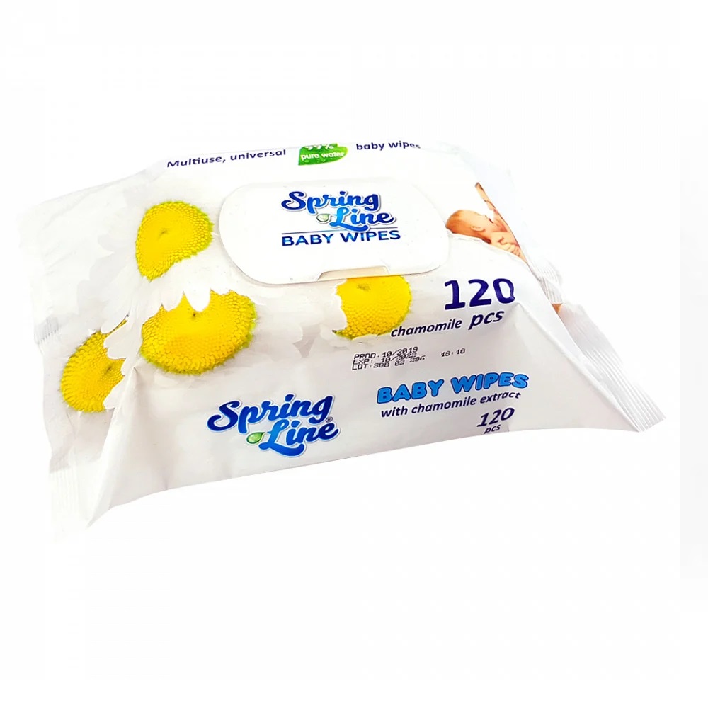 Doctor wipes Servetele Mușețel Pop-Up 120b - imagine 2