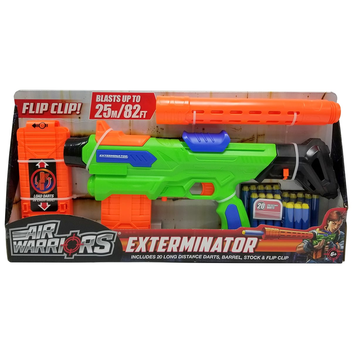Air Warriors Exterminator, Pistol cu Sageți, 25m