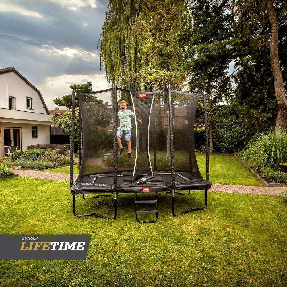 Trambulina Berg Ultim Favorit Gri, 280x190 cm - imagine 3