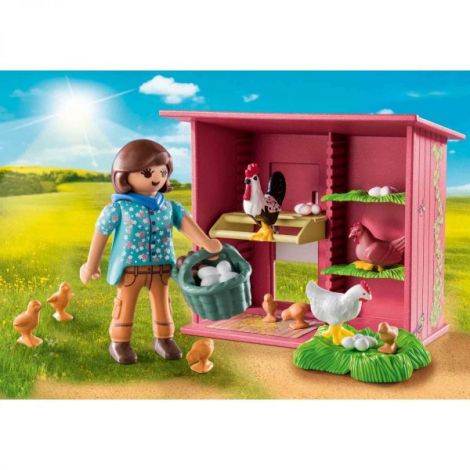 Playmobil Cusca pentru Gaini - Jucarie Educativa - imagine 2