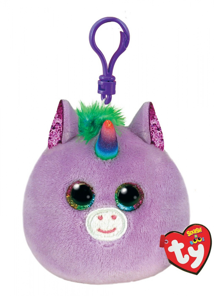 Breloc Unicorn Ty Squishy - Rozette