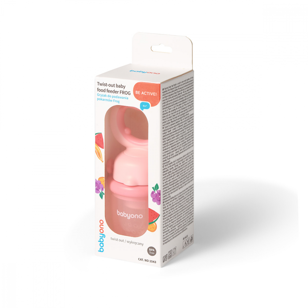 Dispozitiv Hranire Babyono Broscuta Roz - imagine 5