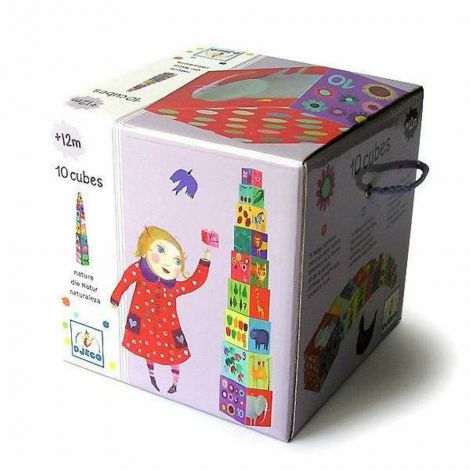 Turn Djeco Natura, Cuburi Educative +1 An