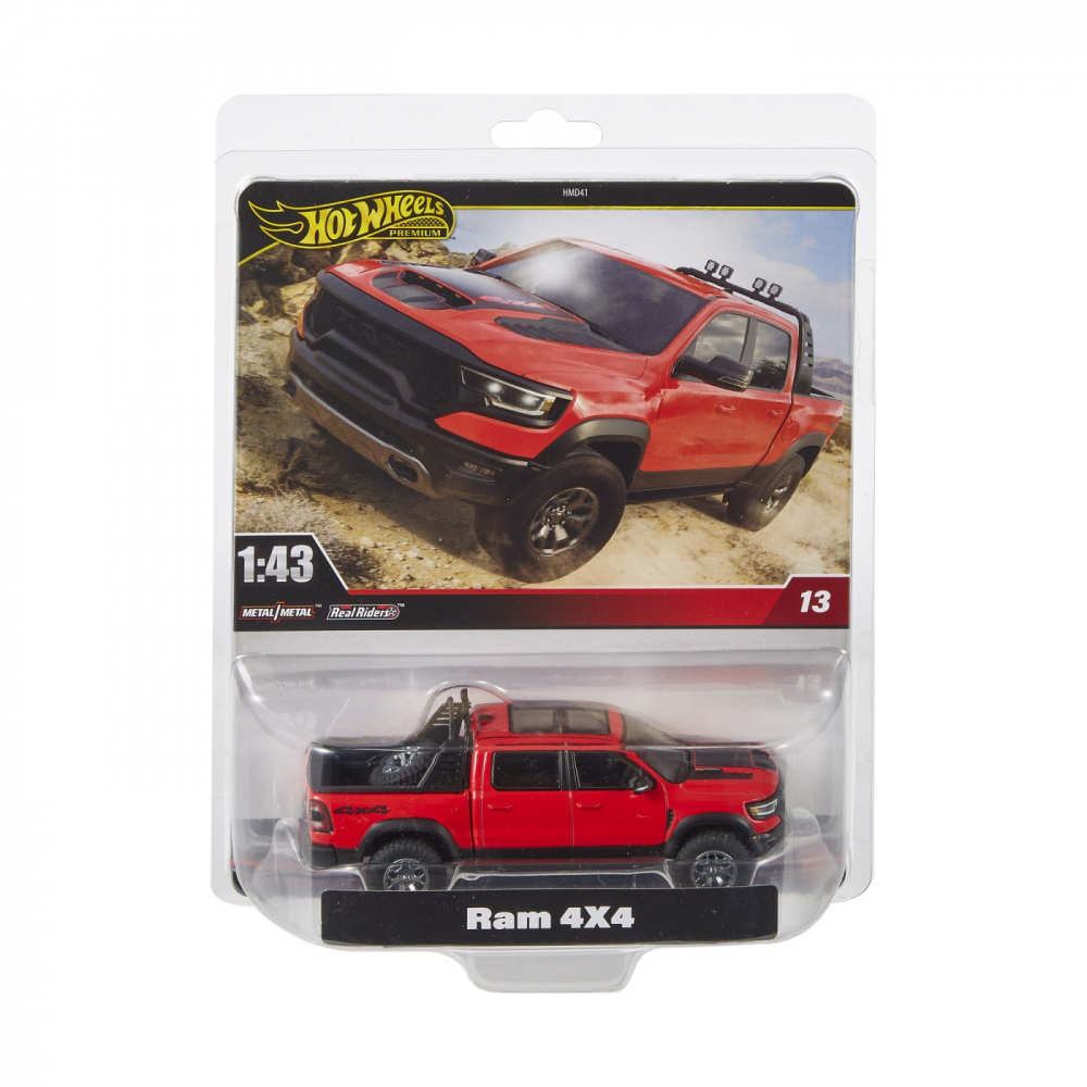 Hot Wheels Premium RAM 4x4 1:43 Metalic