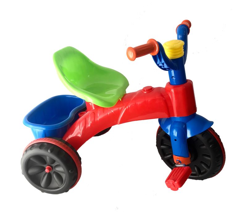 Tricicleta Burak Toys Super Enduro Red cu pedale - imagine 2