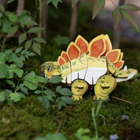 Puzzle 3D Stegosaurus Mieredu cu Sunete - imagine 5