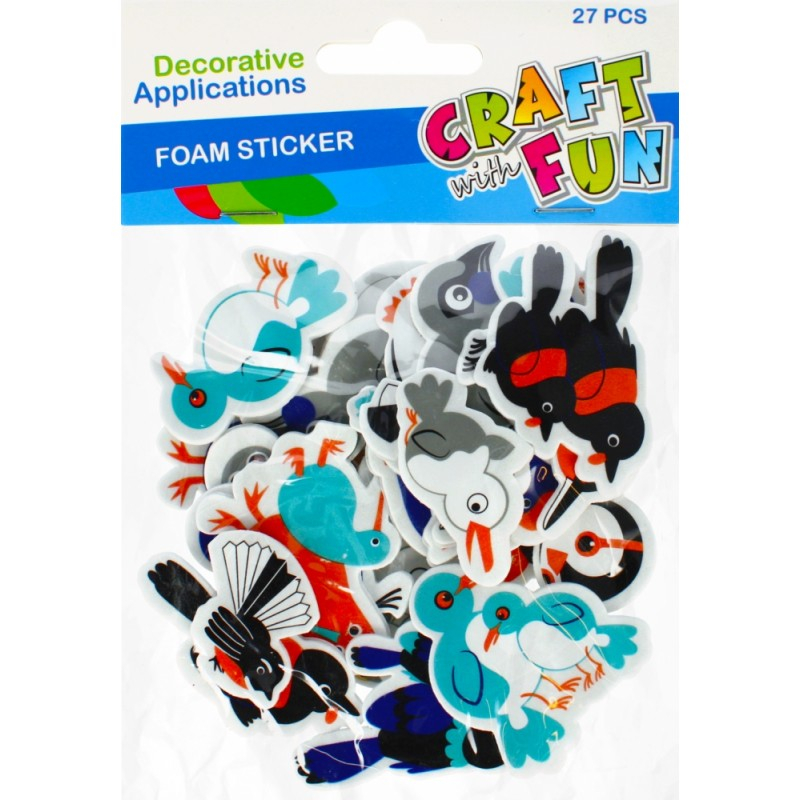 Set 27 Stickere Pasări Craft with Fun