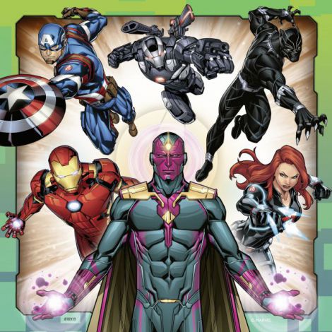 Puzzle Marvel Avengers 3x49 pcs Ravensburger - imagine 2