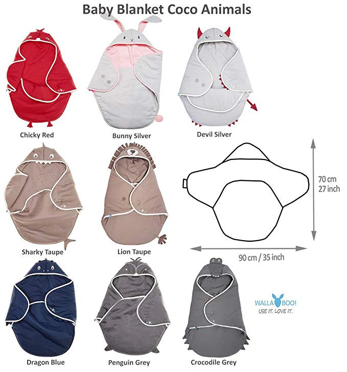 Paturica Cocoon Fun Lion Taupe Wallaboo