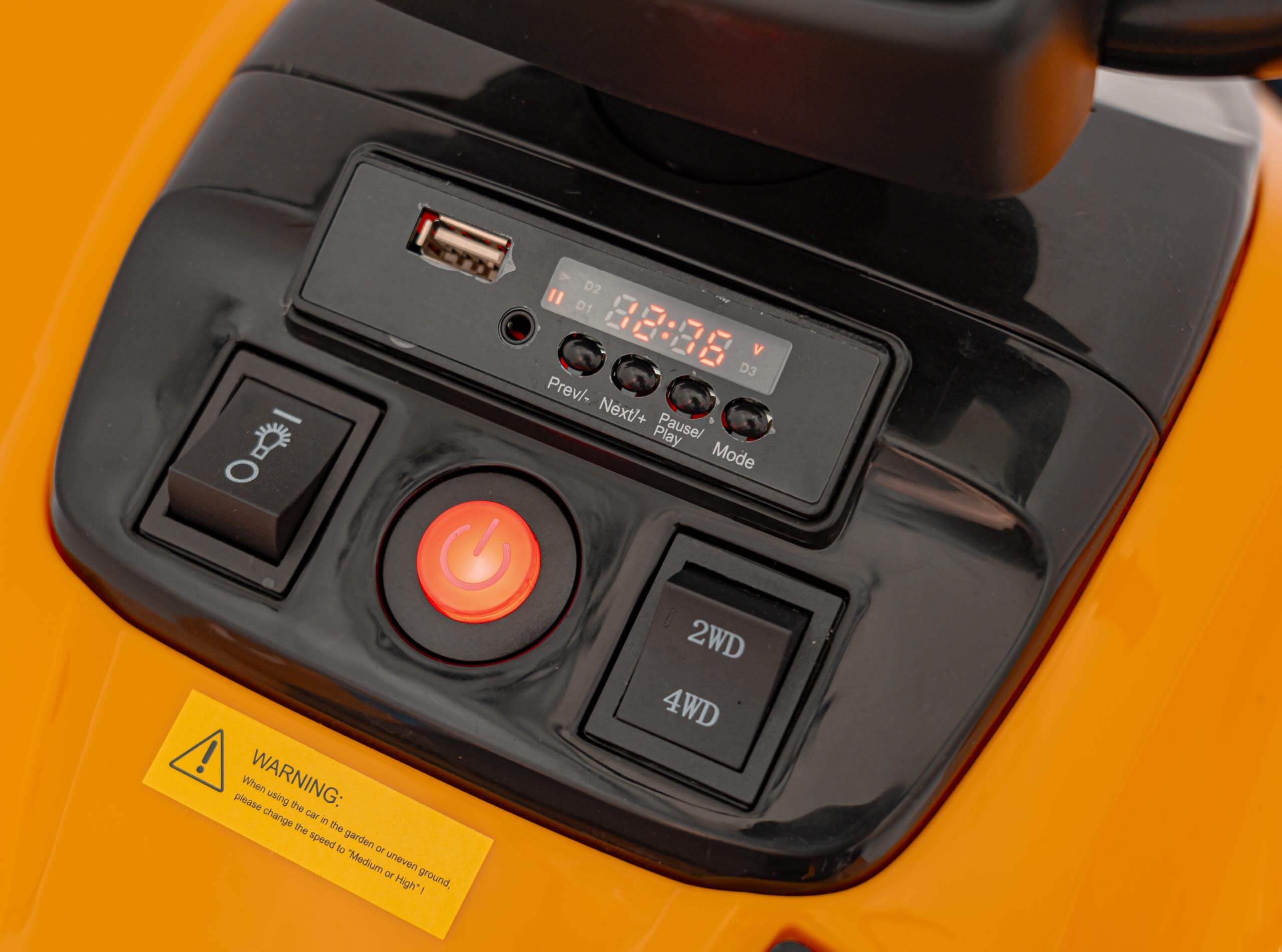 ATV Electric McLaren MCL 35 Portocaliu - imagine 6