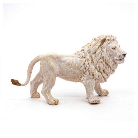 Papo Leu Alb Figurina Realistă - imagine 2