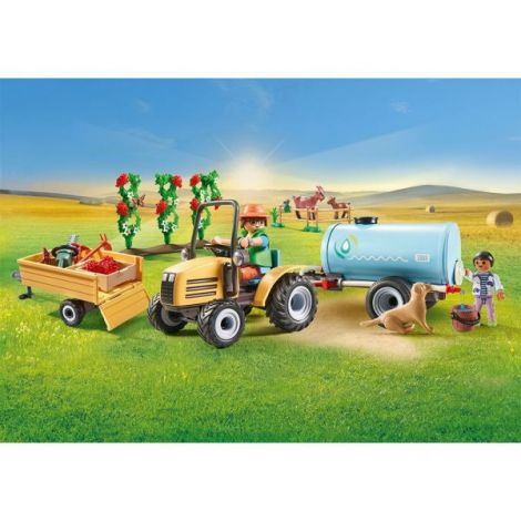 Playmobil Tractor cu Remorcă și Cisternă - imagine 2