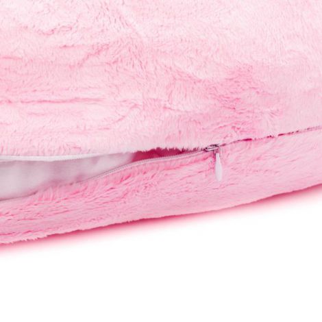 Husa Blanita Mis Mat Roz Perna Alaptat 72cm - imagine 2