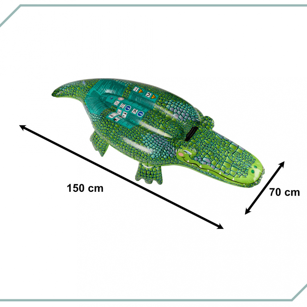 Saltea Gonflabilă Bestway Crocodil 150 cm - imagine 4