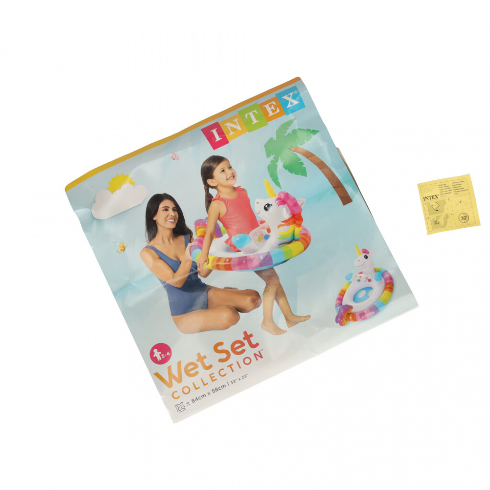Colac Gonflabil Copii Unicorn Vesel Ikonka - imagine 2