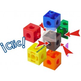 Set 100 Cuburi 2 cm Miniland | Matematică și Logică - imagine 3