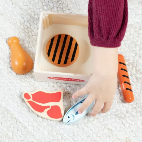 Set Proteine Lemn Melissa & Doug | Joc Educativ - imagine 8