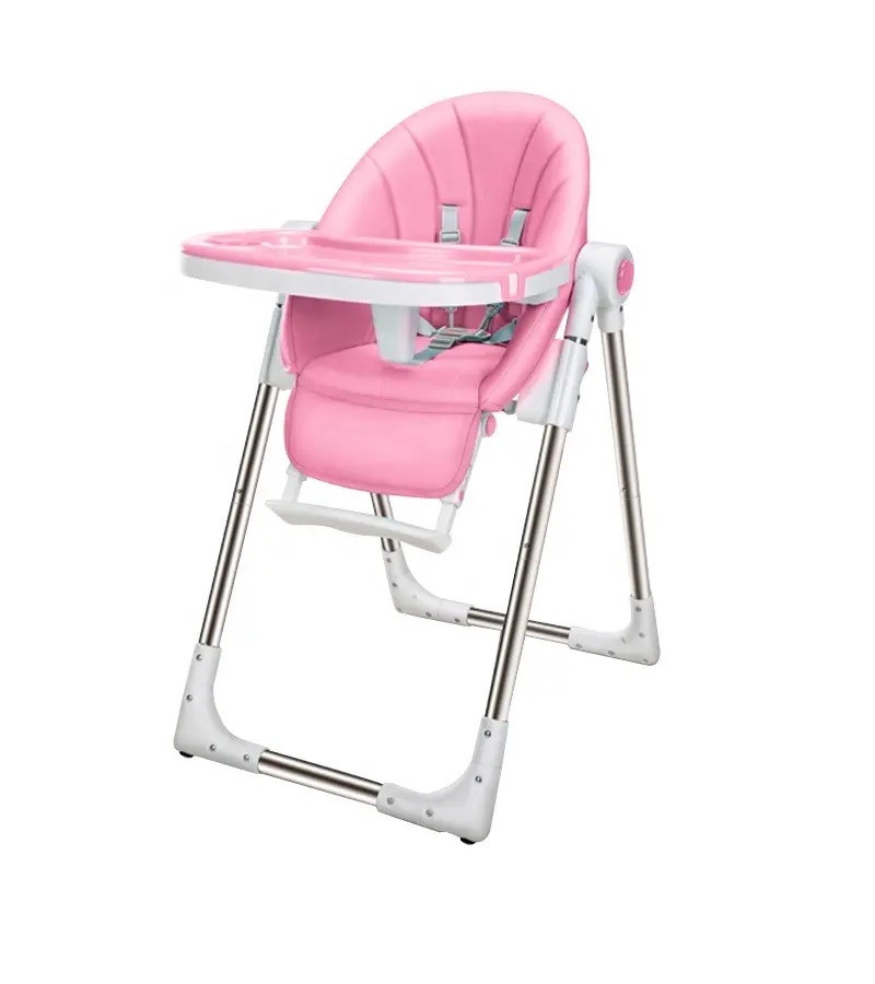 Scaun masa 2in1 Little Mom Pink, Pliabil - imagine 11