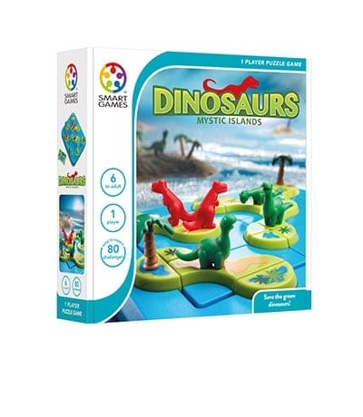 Smart Games Dinosaurs - Logic Puzzle 80 Provocări 6+