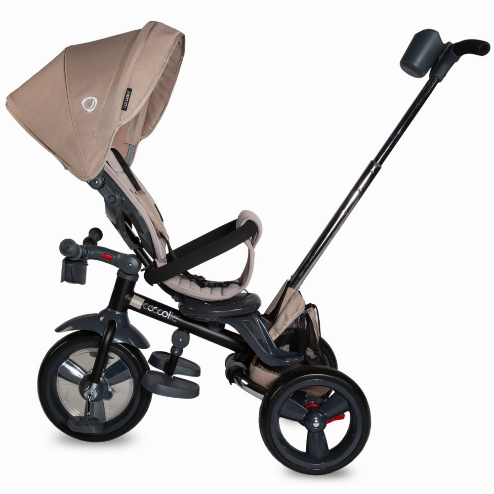 Tricicleta Coccolle Velo 4in1 Bej, Pliabila - imagine 6